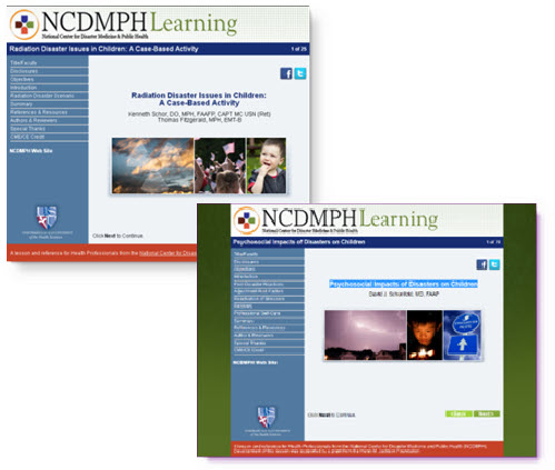 NCDMPH Learning: Pediatric Disaster Response Curriculum