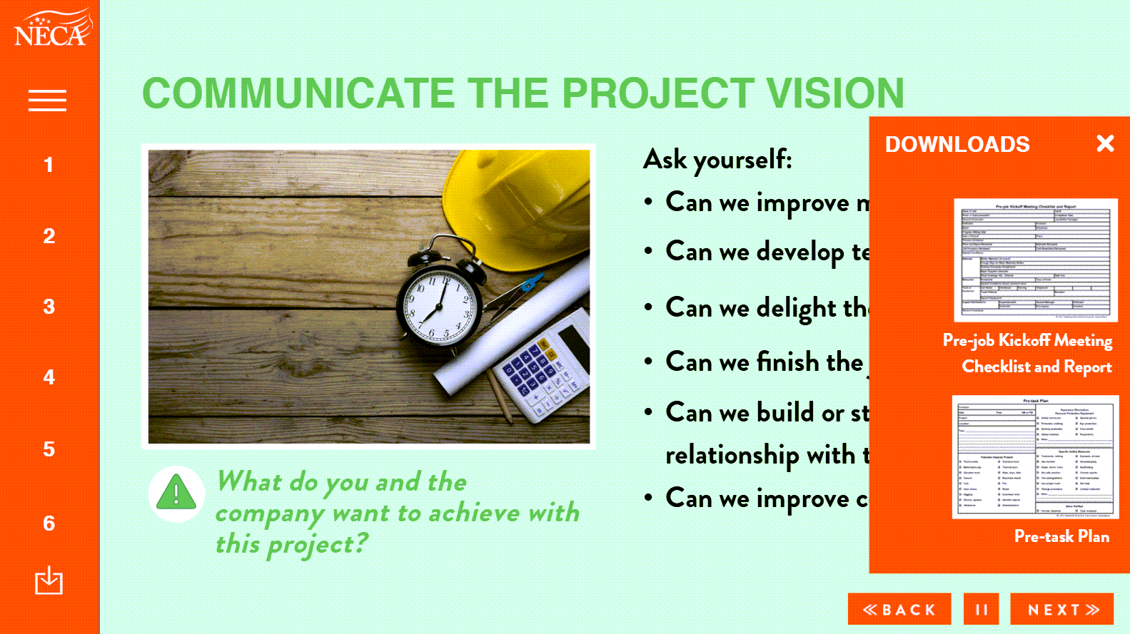 Introduction to PrePlanning for Construction Managers