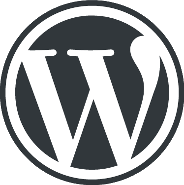 Wordpress content management system logo
